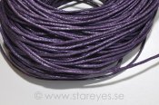 Vaxad bomullstråd 1mm - Dark Purple