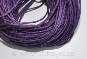 Vaxad bomullstråd 1mm - Purple