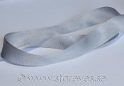 Sidenband av 100% äkta silke 10mm - Silver Grey