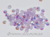 Flatback strass akryl 3mm - Violet Opal AB