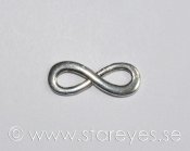 Silverfärgad connector 24x8mm - Infinity
