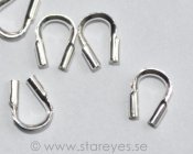Wireskydd (wire protector) 5mm, Sterling silver