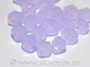 Swarovski bicone #5301, Violet Opal 4mm