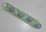 Beadwork armband - MAY FLOWERS