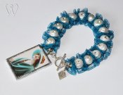 Shabby Chic Collection armband - LOVE IS WHAT MAKES YOU SMILE