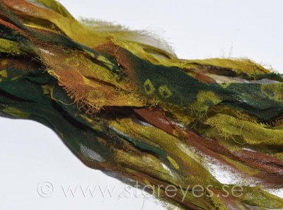 Sari chiffong siden - Multicolor